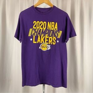 2020 NBA Champions Lakers Medium Graphic T-Shirt Basketball Championship